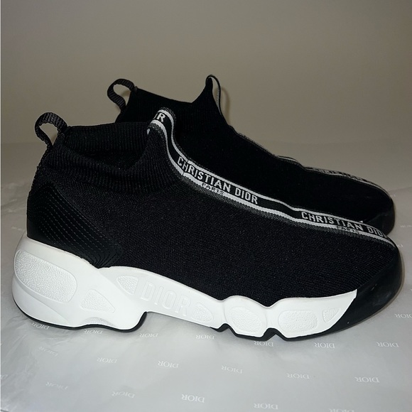 Christian Dior F. Two Point Zero Technical Knit Sock Sneakers Mid Women’s - Picture 2 of 8